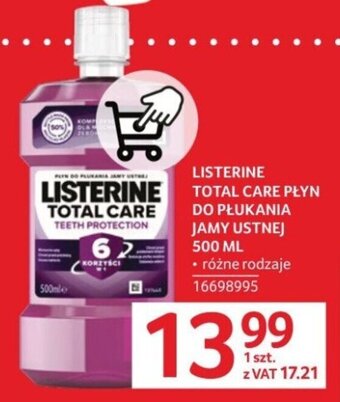 Selgros LISTERINE TOTAL CARE PŁYN DO PŁUKANIA JAMY USTNEJ 500ML oferta