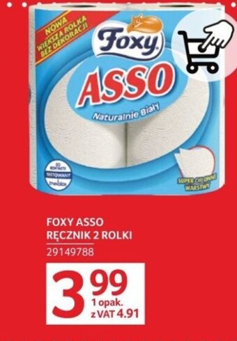 Selgros FOXY ASSO RĘCZNIK 2 ROLKI oferta