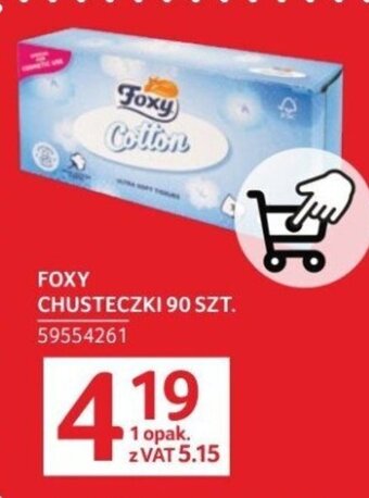 Selgros FOXY CHUSTECZKI 90 SZT. oferta