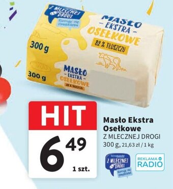Intermarche Masło Ekstra Osełkowe Z MLECZNEJ DROGI 300 g oferta