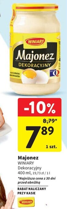 Intermarche Majonez WINIARY Dekoracyjny 400 ml oferta