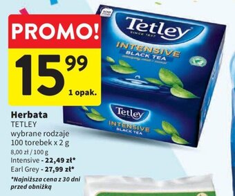 Intermarche Herbata TETLEY 100 tor. oferta