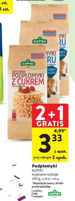 Intermarche Podpłomyki KUPIEC 140 g oferta