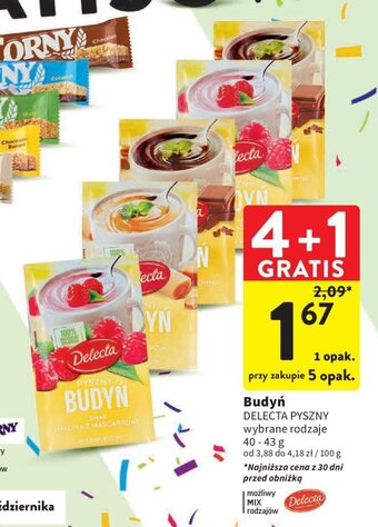 Intermarche Budyń DELECTA PYSZNY 40-43 g oferta