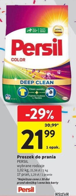 Intermarche Proszek do prania PERSIL 1,02 kg oferta