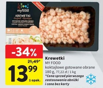 Intermarche Krewetki MY FOOD 180 g oferta
