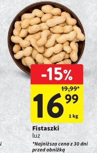 Intermarche Fistaszki luz 1 kg oferta