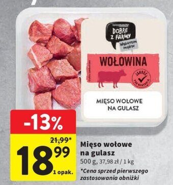 Intermarche Mięso wołowe na gulasz 500 g oferta
