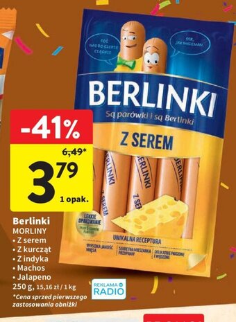Intermarche Berlinki MORLINY 250 g oferta