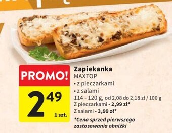 Intermarche Zapiekanka MAXTOP 114-120 g oferta