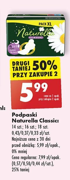Biedronka Podpaski night ze skrzydełkami 2-pak oferta