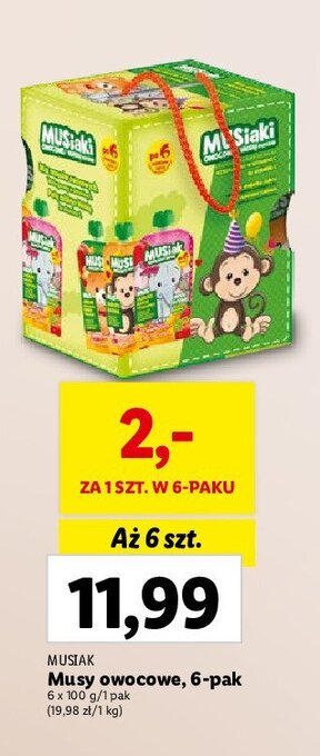 Lidl Mus owocowy mix oferta
