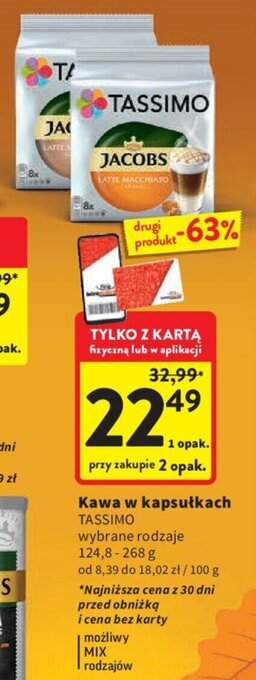 Intermarche Kawa w kapsulkach 124,8-268 g oferta