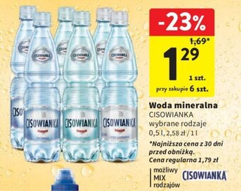 Intermarche Woda mineralna CISOWIANKA 0,5 l oferta