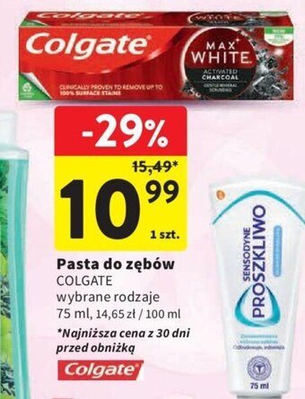 Intermarche Pasta do zębów COLGATE 75 ml oferta
