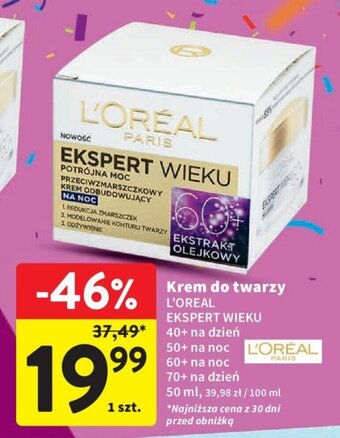 Intermarche Krem do twarzy L'OREAL 50 ml oferta