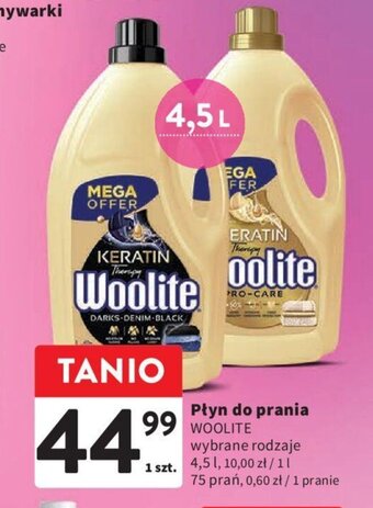 Intermarche Płyn do prania WOOLITE 4,5 l oferta