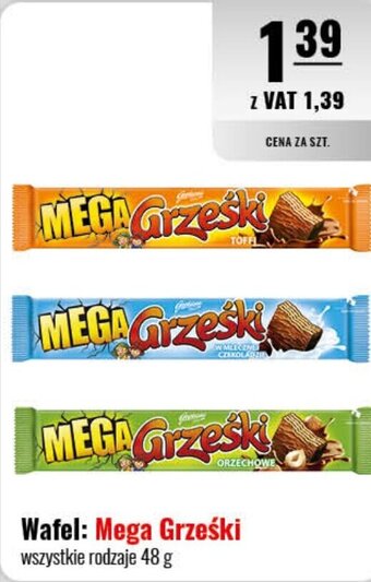 Eurocash Wafel Mega Grześki 48 g oferta