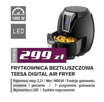 Rebel Electro Frytkownica beztłuszczowa Tessa Digital Air Fryer oferta