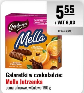 Eurocash Galaretki w czekoladzie: Mella Jutrzenka 190 g oferta