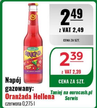 Eurocash Napój gazowany: Oranżada Hellena 0,275 l oferta