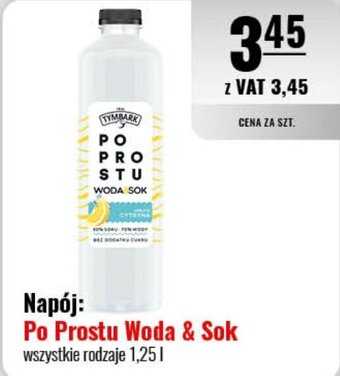 Eurocash Napój: Po Prostu Woda & Sok 1,25 l oferta