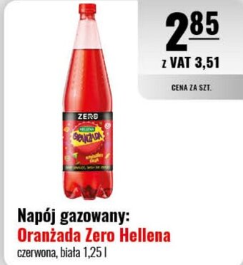 Eurocash Napój gazowany: Oranżada Zero Hellena 1,25 l oferta
