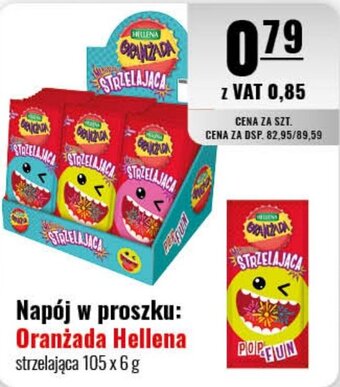 Eurocash Napój w proszku: Oranżada Hellena 105 x 6 g oferta