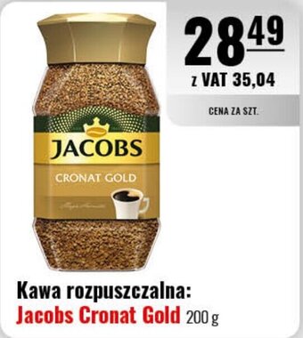 Eurocash Kawa rozpuszczalna: Jacobs Cronat Gold 200 g oferta
