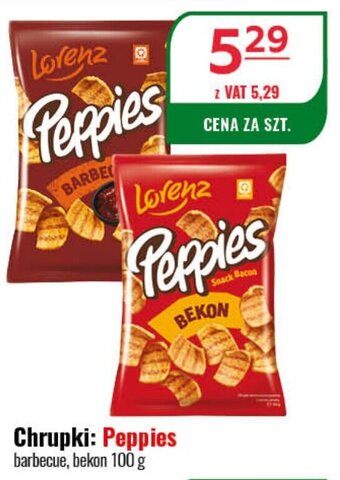 Eurocash Chrupki: Peppies 100 g oferta
