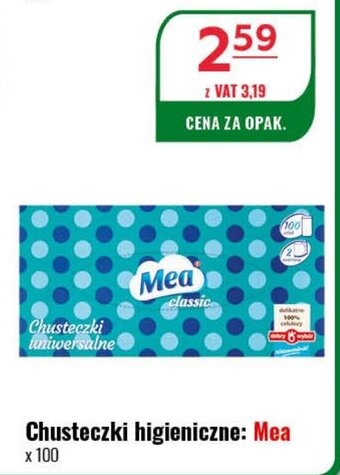 Eurocash Chusteczki higieniczne: Mea oferta