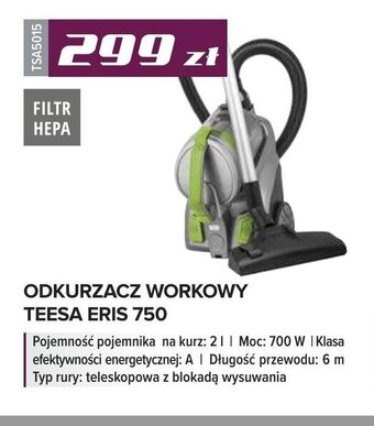 Rebel Electro Odkurzacz workowy Tessa Eris 750 oferta
