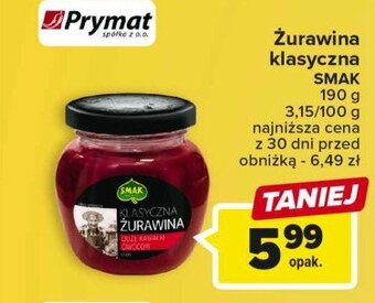 Carrefour Market Żurawina klasyczna oferta