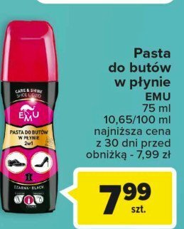 Carrefour Market Pasta do butów w płynie czarna oferta