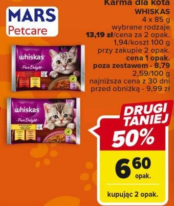 Carrefour Market Karma dla kota z kurczakiem i wołowiną oferta