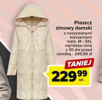 Carrefour Płaszcz damski m-3xl oferta