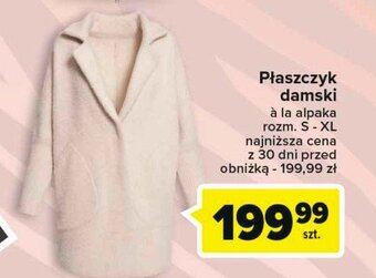 Carrefour Płaszczyk damski oferta