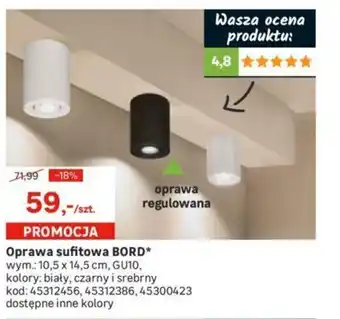 Leroy Merlin Oprawa sufitowa Bord oferta