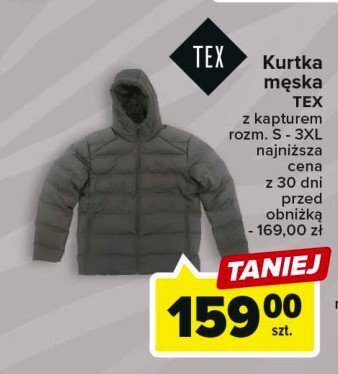 Carrefour Kurtka męska kaptur s-3xl oferta