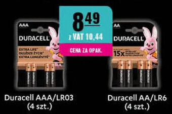 Eurocash Duracell AAA/LR03 4 szt. Duracell AA/LR6 4 szt. oferta