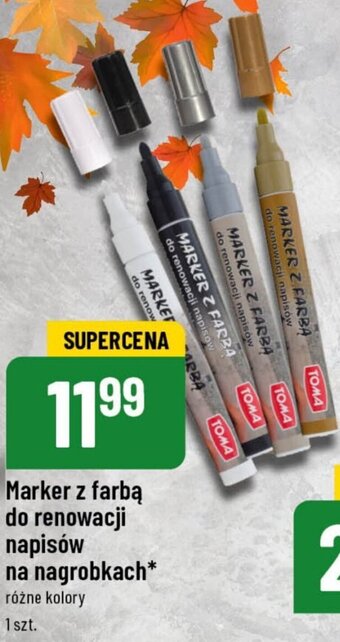 Polomarket Marker z farbą do renowacji napisów na nagrobkach oferta