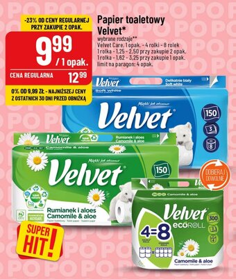 Polomarket Papier toaletowy Velvet oferta