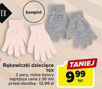 Carrefour Rękawiczki dziecięce oferta