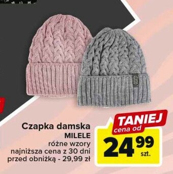 Carrefour Czapka damska oferta