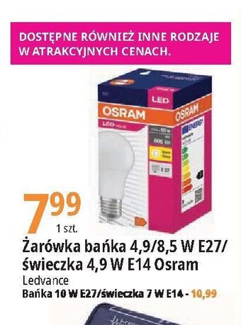 E.Leclerc Żarówka led e14 7w oferta