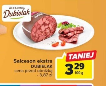 Carrefour Salceson ekstra DUBIELAK 100 g oferta