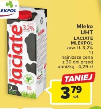 Carrefour Mleko UHT 1 l oferta