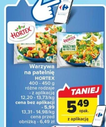 Carrefour Warzywa na patelnię HORTEX 400-450 g oferta