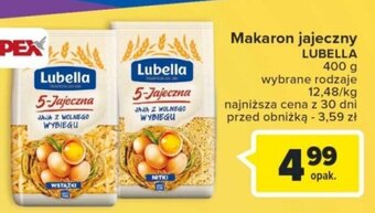 Carrefour Makaron jajeczny LUBELLA 400 g oferta
