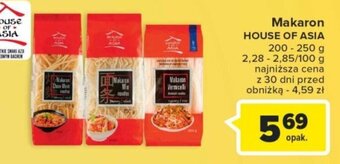 Carrefour Makaron HOUSE OF ASIA 200 - 250 g oferta